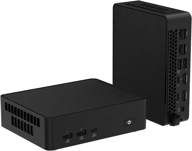 Main image of NUC 16 Pro Mini PC NUC16GDKU5, Intel Core Ultra 5(325) Processor, Up to 45W TDP, Wi-Fi 7, Bluetooth 6.0, Dual 2.5G LAN, Thunderbolt 4, Black, 144mm x 117mm x 42mm (Barebone)