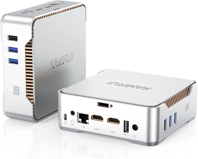 Main image of KAMRUI GK3 Pro Mini PC 16GB RAM 512GB M.2 SSD, 11th Gen N5105 (up to 2.9GHz) Mini PC, OS, 2.5-inch SSD, Gigabit Ethernet, 4K UHD, WiFi, BT, VESA/Home/Business Mini Desktop Computer