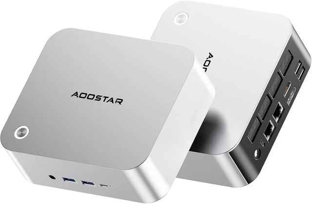 Main image of AOOSTAR MACO Mini PC, AMD R7 Pro 6850H Mini Computer (8C/16T, up to 4.75GHz), 24GB RAM 1TB SSD with 3 M.2 Slots, Dual 2.5G LAN&USB4, OCuLink, Supports 4-Screen Output, Mini Desktop PC for Home/Office
