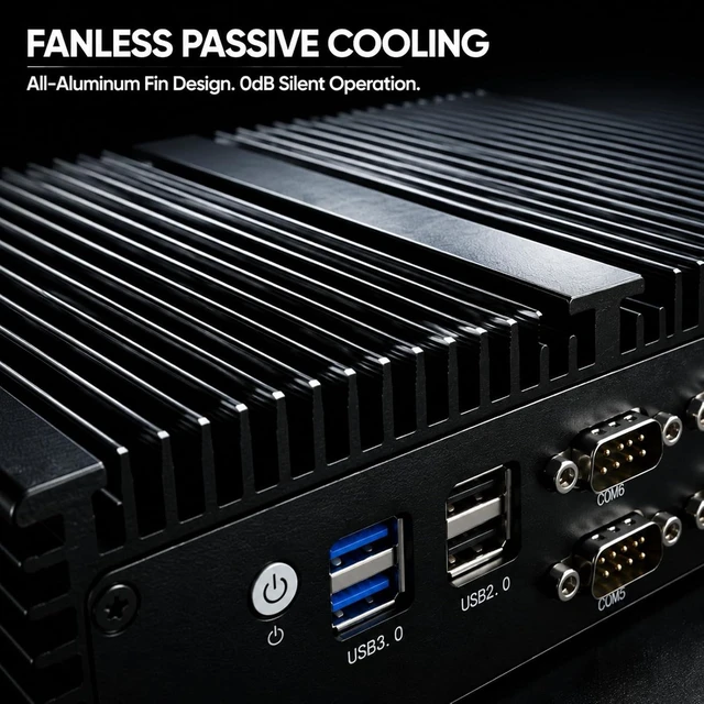 Alt view image 4 of 7 - Industrial Mini PC, Intel i7-4578U, 8GB RAM, 256GB SSD,Windows 10 Pro