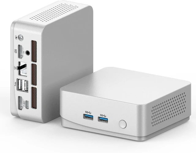 Main image of Mini PC, AMD Ryzen 5 5500U (6C/12T, Up to 4.0GHz), 4K@60Hz Triple Display, WiFi 6 & BT5.2, Dual HDMI, DIY Compact Desktop Computer for Home, Office & Light Gaming (No RAM, No SSD, No OS)