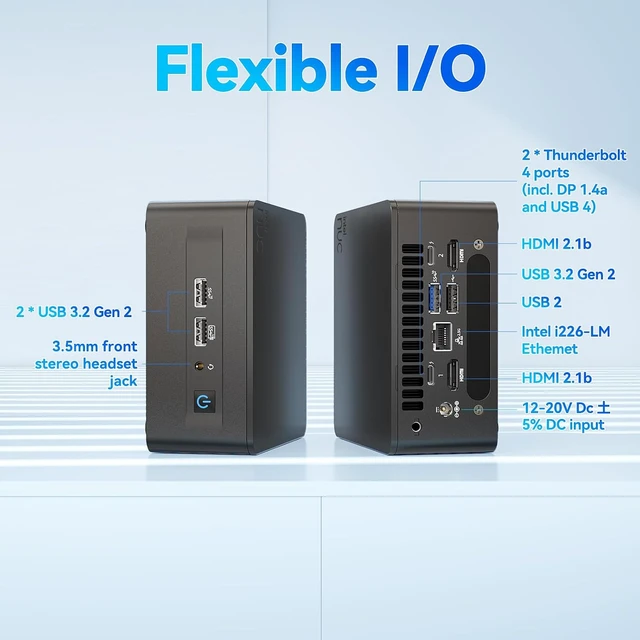 Alt view image 4 of 7 - Intel NUC 13 PRO NUC13ANHi7 Arena Canyon, 13TH Gen CPU, 0GB RAM 0GB SSD NO OS, Intel Core i7-1360P Mini Desktop Computer, 8K/4K UHD, Gigabit Ethernet/WiFi-6/VESA for Business/Office/Home Barebones