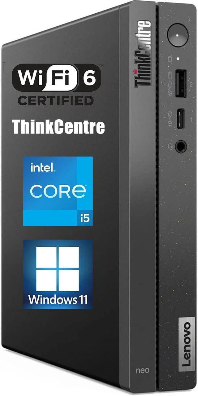 Main image of Lenovo ThinkCentre neo 50q Gen 4 Tiny 1L Mini Desktop Computer for Business