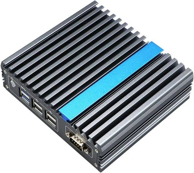Alt view image 7 of 7 - Side DIN Rail Embedded Computer, Industrial PC, J3710 J3160, IX17, 2 x LAN, DP, 2 x HDMI, Expandable CAN, 936V Wide Voltage, 8G RAM, 256G SSD, 1TB HDD