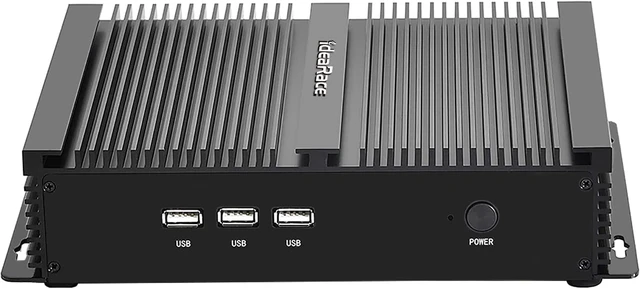Alt view image 2 of 4 - Fanless Mini Desktop PC, i5 8th Gen. 4 Cores CPU, 16GB DDR4 RAM+256GB NVMe SSD, 4K: 4096x2304, 2xCOM RS232, 4K: 4096x2304, HD, VGA, WF+BT, Full Metal case