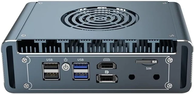 Alt view image 2 of 7 - Fanless Mini PC Celeron J6412 Quad Core,NO RAM (DDR4) NO SSD(M.2 NvmE)