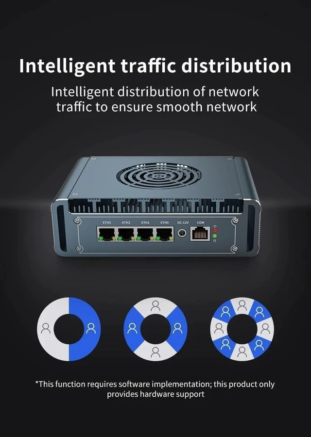 Alt view image 6 of 7 - Fanless Mini PC Celeron J6412 Quad Core,NO RAM (DDR4) NO SSD(M.2 NvmE)