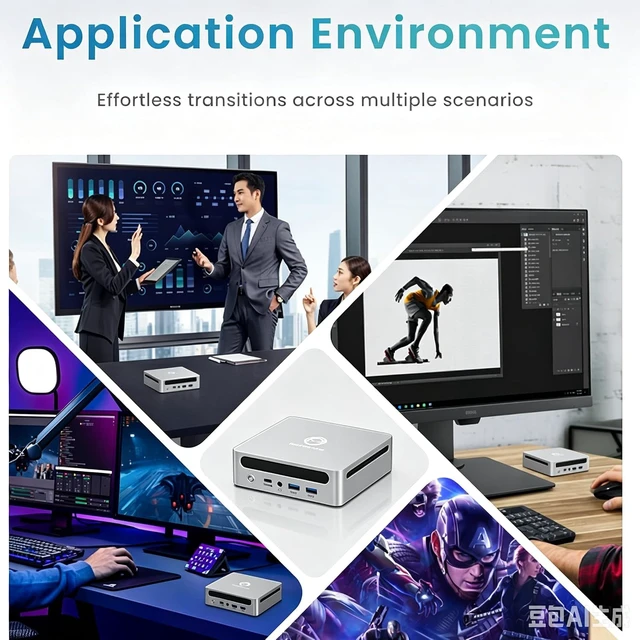 Alt view image 6 of 7 - Mini PC Ryzen 7 8845HS,32GB LPDDR5 6400MHz,1TB NVMe4.0 SSD,Dual M.2 2280,Dual 2.5G LAN,USB4 Type-C,Radeon780M,Wi-Fi6 BT5.2,Aluminum Compact Desktop