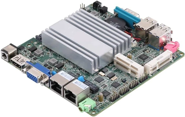 Alt view image 4 of 6 - Qotom Fanless Mini Industrial PC J1900 2X LAN, HD+VGA, 4X RS232, 8GB/256GB