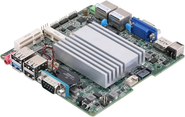Alt view image 5 of 6 - Qotom Fanless Mini Industrial PC J1900 2X LAN, HD+VGA, 4X RS232, 8GB/256GB