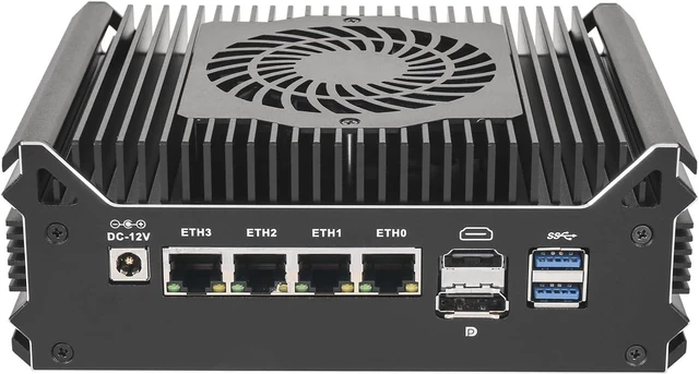 Main image of Desktop Computer 8265U ,Mini PC with 4 i226-V 2.5Gbe LAN,NO RAM NO SSD