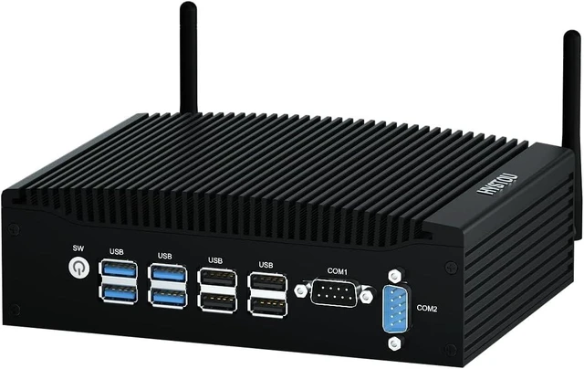 Main image of HYSTOU Fanless Mini PC I5-8260U 16GB DDR4 256GB M.2 SSD 4C/8T Industrial pc