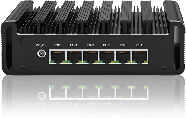 Main image of FakestarPC Firewall Micro Appliance Core 3 100U,6X i226-V 2.5G Fanless Mini PC,4*USB,HDMI,DP,1*RJ45 COM, Industrial PC,No RAM No SSD