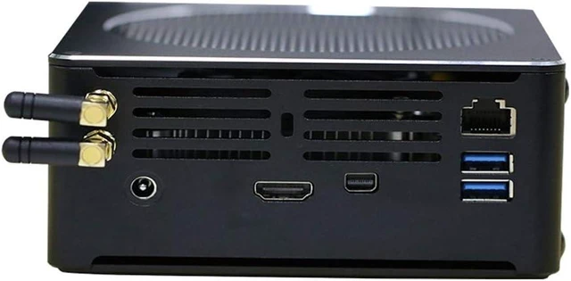 Main image of 4K Mini Desktop Computer with, Six Cores i7 8th Gen. CPU Nettop, 16GB DDR4 RAM, 512GB SSD, UHD Graphics 630, 4*USB3.0, DP, HD Port, LAN