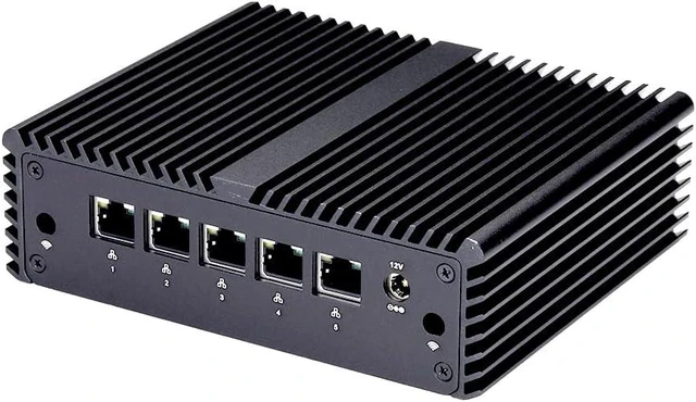 Alt view image 2 of 7 - Qotom Fanless Mini PC J4105 5X Intel i226V 2.5G LAN Running 24/7 Barebone