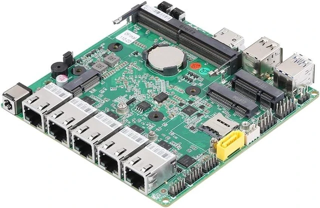 Alt view image 6 of 7 - Qotom Fanless Mini PC J4105 5X Intel i226V 2.5G LAN Running 24/7 Barebone
