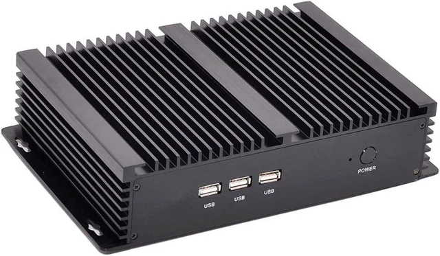 Alt view image 6 of 7 - PARTAKER Fanless Industrial PC, Mini Computer, I5 4200U 4250U 4258U 4278U, Windows 11 Pro, I3, VGA, HD-MI, LAN, 2 x COM RS232, 2 x USB2.0, 4 x USB3.0, 16G RAM, 512G SSD