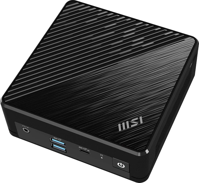 Alt view image 2 of 6 - msi Cubi N Desktop, Intel Celeron N100, 4GB Memory, 128GB SSD, HDMI, Dual LAN, Pure OS, Windows 11 Pro, 3Y Warranty (ADL-048US)
