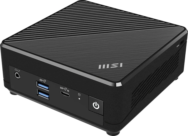 Alt view image 3 of 6 - msi Cubi N Desktop, Intel Celeron N100, 4GB Memory, 128GB SSD, HDMI, Dual LAN, Pure OS, Windows 11 Pro, 3Y Warranty (ADL-048US)