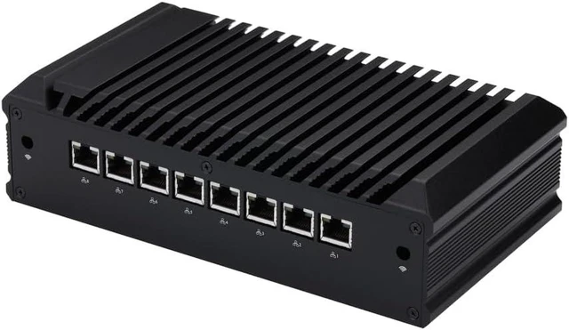 Alt view image 2 of 7 - Qotom Q30851GE Multi LAN Mini PC, Core i5 8250U, 8GB RAM 32GB SSD