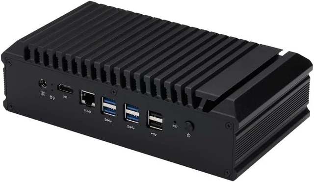 Alt view image 4 of 7 - Qotom Q30851GE Multi LAN Mini PC, Core i5 8250U, 8GB RAM 32GB SSD