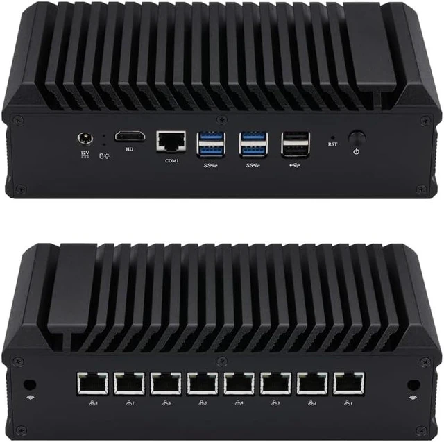 Main image of Qotom Q30851GE Multi LAN Mini PC, Core i5 8250U, 8GB RAM 32GB SSD