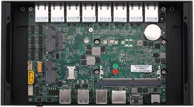 Alt view image 6 of 7 - Qotom Q30851GE Multi LAN Mini PC, Core i5 8250U, 8GB RAM 32GB SSD