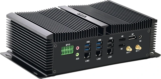Alt view image 3 of 7 - Powerful Mini PC Core i5-1235U 12 Cores Max 4.40GHz 16GB DDR5 RAM 512GB NVMe SSD Desktop PC Support 8K Resolution 2xHD/DP/USB3.0 i226 LAN/COM RS232