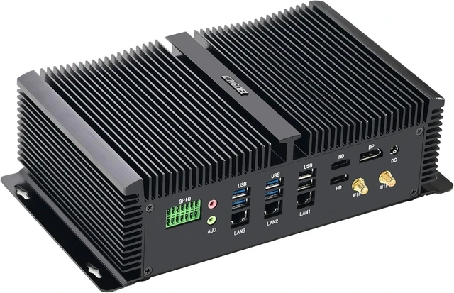 Alt view image 5 of 7 - Powerful Mini PC Core i5-1235U 12 Cores Max 4.40GHz 16GB DDR5 RAM 512GB NVMe SSD Desktop PC Support 8K Resolution 2xHD/DP/USB3.0 i226 LAN/COM RS232
