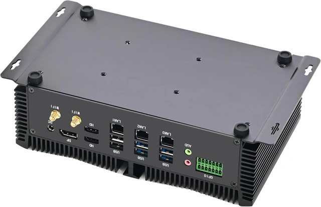 Alt view image 6 of 7 - Powerful Mini PC Core i5-1235U 12 Cores Max 4.40GHz 16GB DDR5 RAM 512GB NVMe SSD Desktop PC Support 8K Resolution 2xHD/DP/USB3.0 i226 LAN/COM RS232