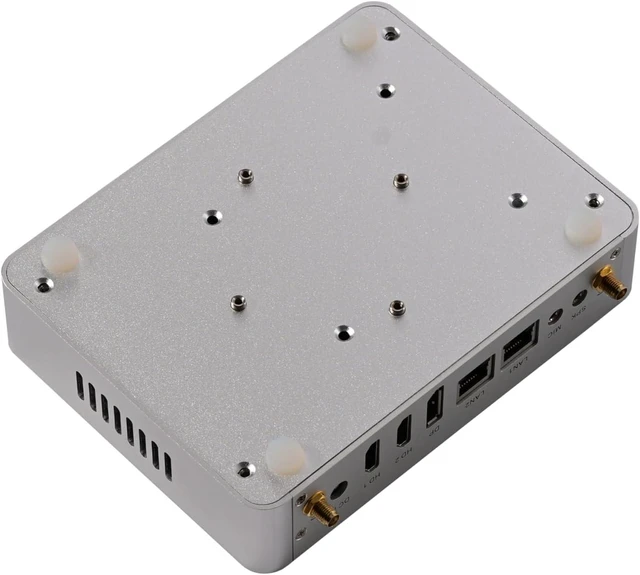 Alt view image 5 of 6 - Fanless Mini PC 4-Core 12th Gen N100(up to 3.4GHz) 16GB DDR4 RAM 512GB NVMe SSD Mini Desktop Computer with 4K Triple Display 2xLAN 8xUSB