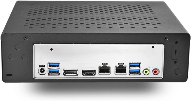 Alt view image 2 of 3 - MITXPC Intel N3350 Apollo Lake Mini PC /4GB, 4K Ultra HD, Dual Intel LAN, PD10AI