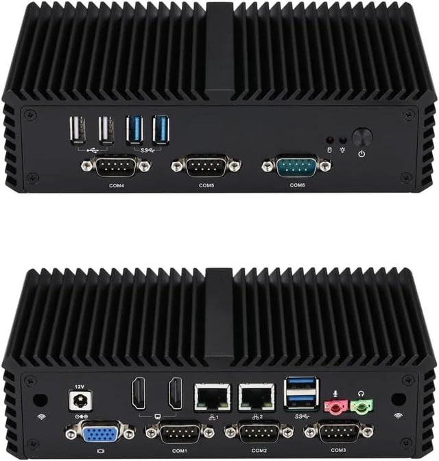 Main image of Qotom Fanless Mini PC Q330P I3-4005U VGA 2 HD 2 LAN 6 COM AutoStart