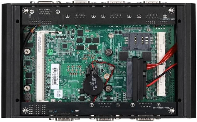 Alt view image 4 of 7 - Qotom Fanless Mini PC Q330P I3-4005U VGA 2 HD 2 LAN 6 COM AutoStart