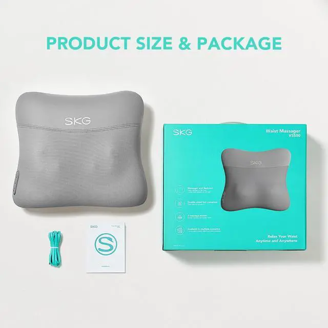 Alt view image 14 of 14 - VS500 Cordless Back Massager for Pain Relief Deep Tissue 4D Neck and Back Massager with Dual Sided Heat Valentine Gifts for Men and Women Dad Mom Grandpa