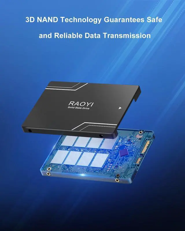 Alt view image 12 of 16 - 256GB Internal SSD SATA III 6Gb/s 2.5 Solid State Drive 3D NAND Flash Advanced SSD Hard Drive Up to 550MB/s SATA 3 SSD Upgrade Performance for PC Laptop