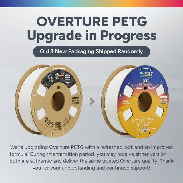 Alt view image 9 of 14 - PETG Filament 1.75mm Bundle 4kg, High Speed 3D Printer Filament, Neatly Wound & Clog-Free, 4 Pack 1kg(2.2lbs), Accuracy +/- 0.02mm, Fit Most FDM Printers (Black*2+White*2)