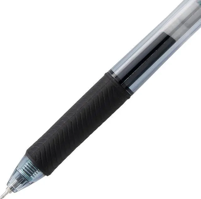 Alt view image 5 of 7 - Pentel EnerGel-X Retractable Liquid Gel Pen, 0.5 mm, Black, Pack of 24
