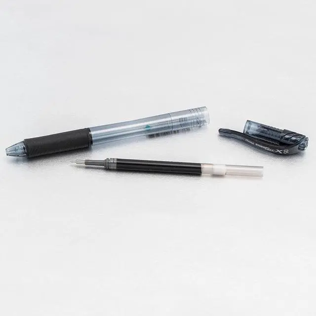 Alt view image 7 of 7 - Pentel EnerGel-X Retractable Liquid Gel Pen, 0.5 mm, Black, Pack of 24