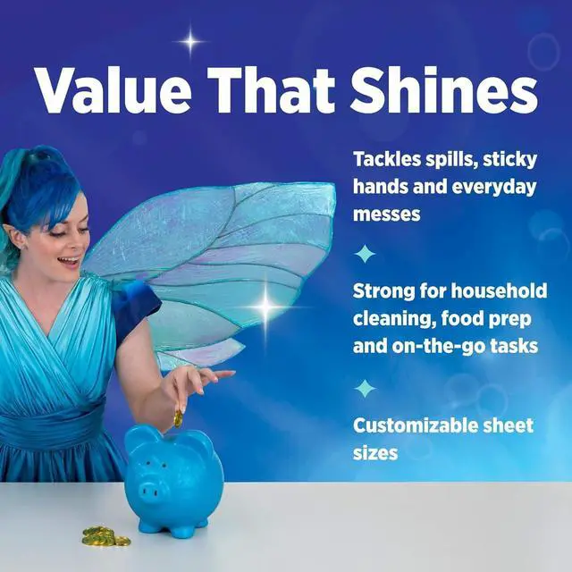 Alt view image 6 of 7 - Sparkle Pick-A-Size Paper Towels, 24 Double Rolls (2,640 Sheets Total) - Strong 2-Ply Towels for Kitchen Cleanup and Everyday Messes