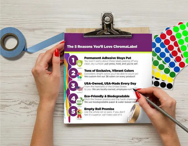 Alt view image 2 of 5 - ChromaLabel 1.50 x 2.50 Inch Oval Printable Sticker, Laser Printer Sticker Paper, Printable Labels for Inkjet Printer, 450 Labels per Pack (25 Sheets), White Paper Stickers