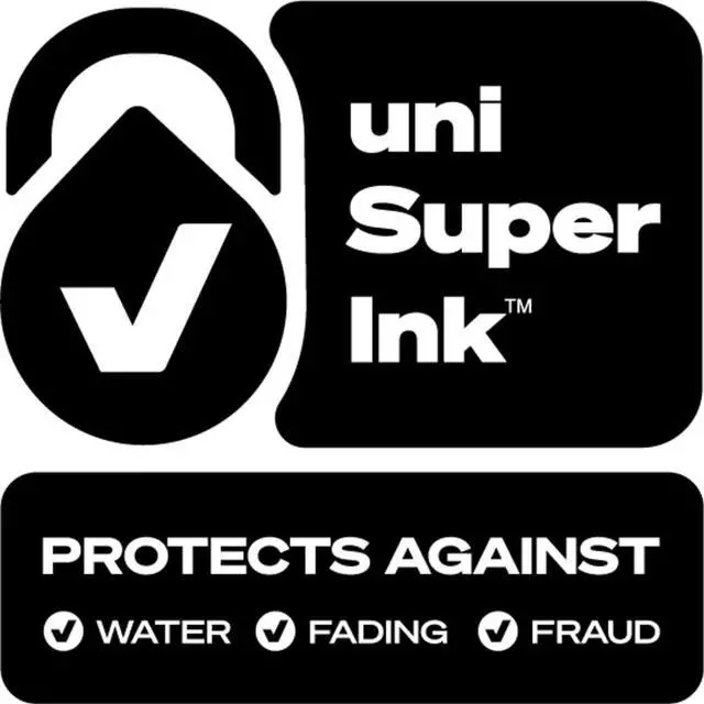 Alt view image 4 of 4 - Uni-Ball Signo 207 Gel Pen Refills, 0.7mm, Medium Point, Blue Ink, Pack of 6