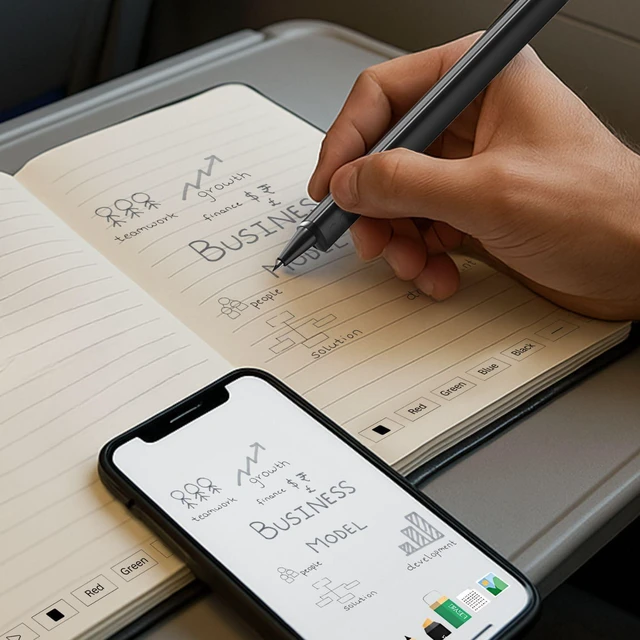 Alt view image 2 of 7 - Digital Notebook Smart Pen Set