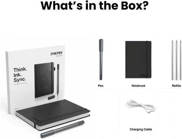 Alt view image 7 of 7 - Digital Notebook Smart Pen Set