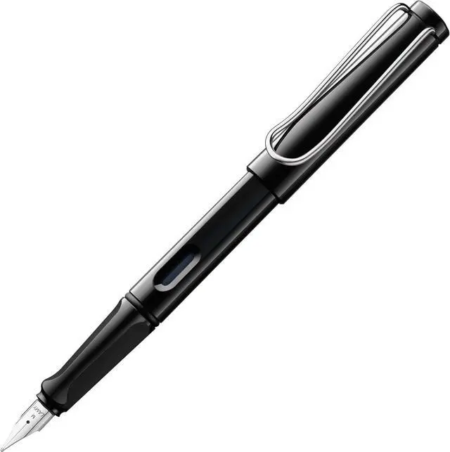 Alt view image 2 of 3 - LAMY Safari Fountian Pen, Shiny Black, X-Fine Nib (L19BKEF)