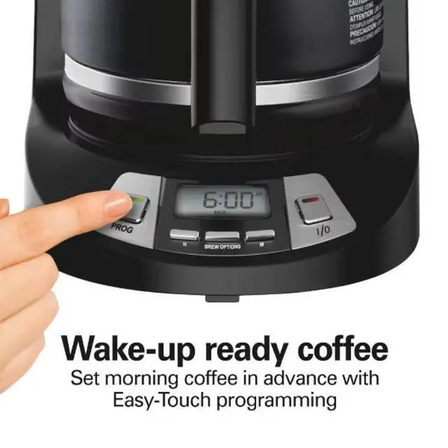 Alt view image 3 of 5 - 12 Cup Programmable Coffee Maker