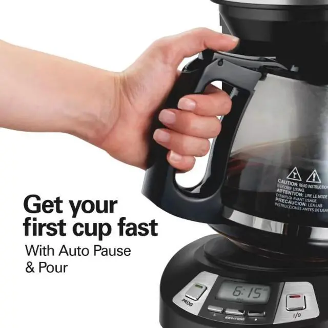 Alt view image 4 of 5 - 12 Cup Programmable Coffee Maker