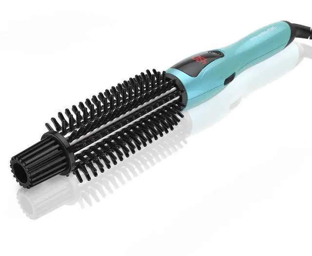 Alt view image 8 of 14 - Curling Iron, Dual Voltage Travel 1 Inch Ceramic Tourmaline Ionic Hair Curler Hot Brush, Professional Anti-Scald Instant Heat Up Curling Wands, Heated Styler for Long Hair