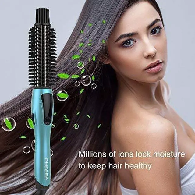 Alt view image 14 of 14 - Curling Iron, Dual Voltage Travel 1 Inch Ceramic Tourmaline Ionic Hair Curler Hot Brush, Professional Anti-Scald Instant Heat Up Curling Wands, Heated Styler for Long Hair
