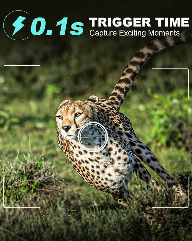 Alt view image 12 of 14 - Trail Camera 36MP 2.7K, Mini Game Camera with Night Vision 0.1s Trigger Time Motion Activated 130°Wide-Angle, Waterproof Trail Cam with 2.0 HD TFT Screen, Hunting Camera for Wildlife Monitoring